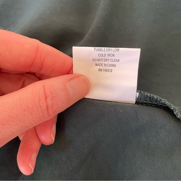 Selfie Leslie Well Versed Pleated Mini Dress Forest Green Size Small Satin Party - Picture 7 of 8